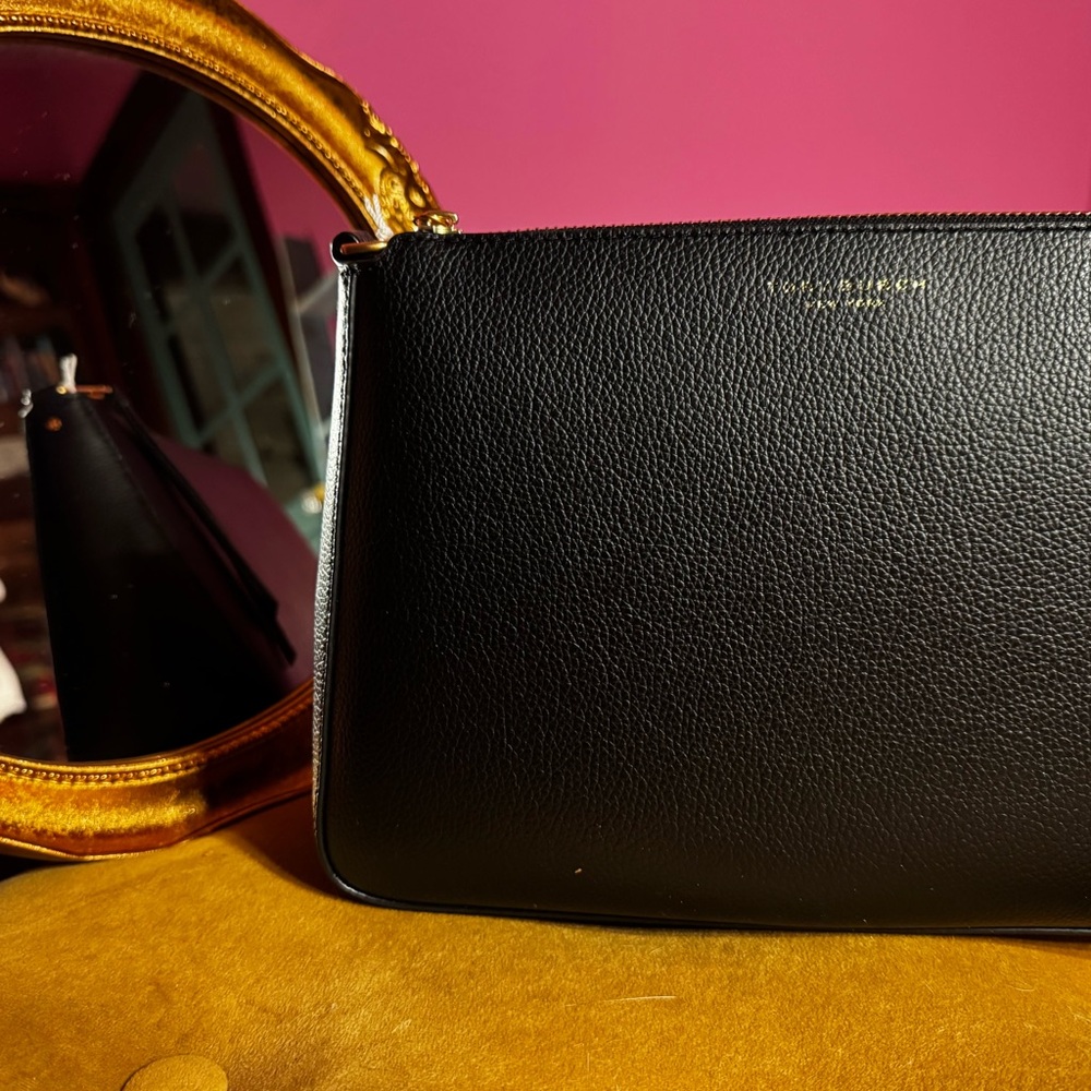 Black Leather Handbag